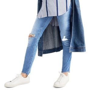 Madewell Maternity Jeans Frankie Wash 28